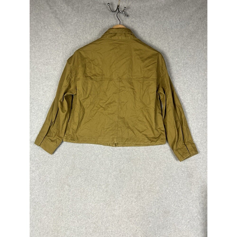 Old Navy Utility Bomber Jacket Olive Green Small NWT - Picture 5 of 10